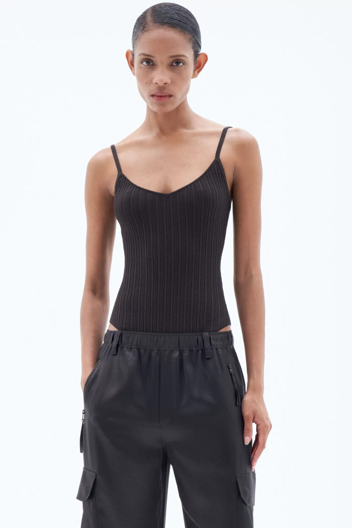 Filippa K Tank Body Dark Oak-Woman Tops