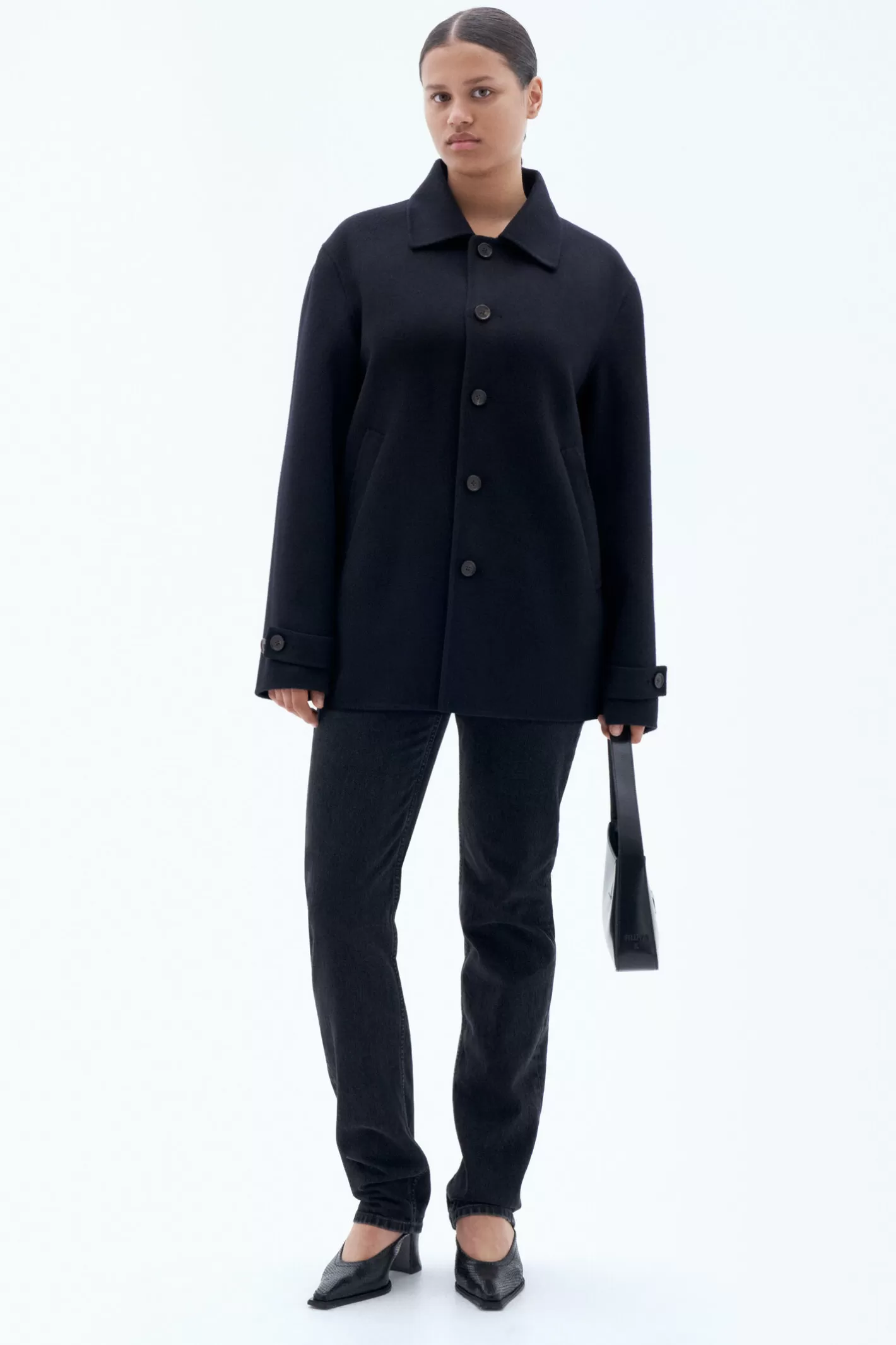 Filippa K Wool Cashmere Jacket Black-Man | Woman Outerwear