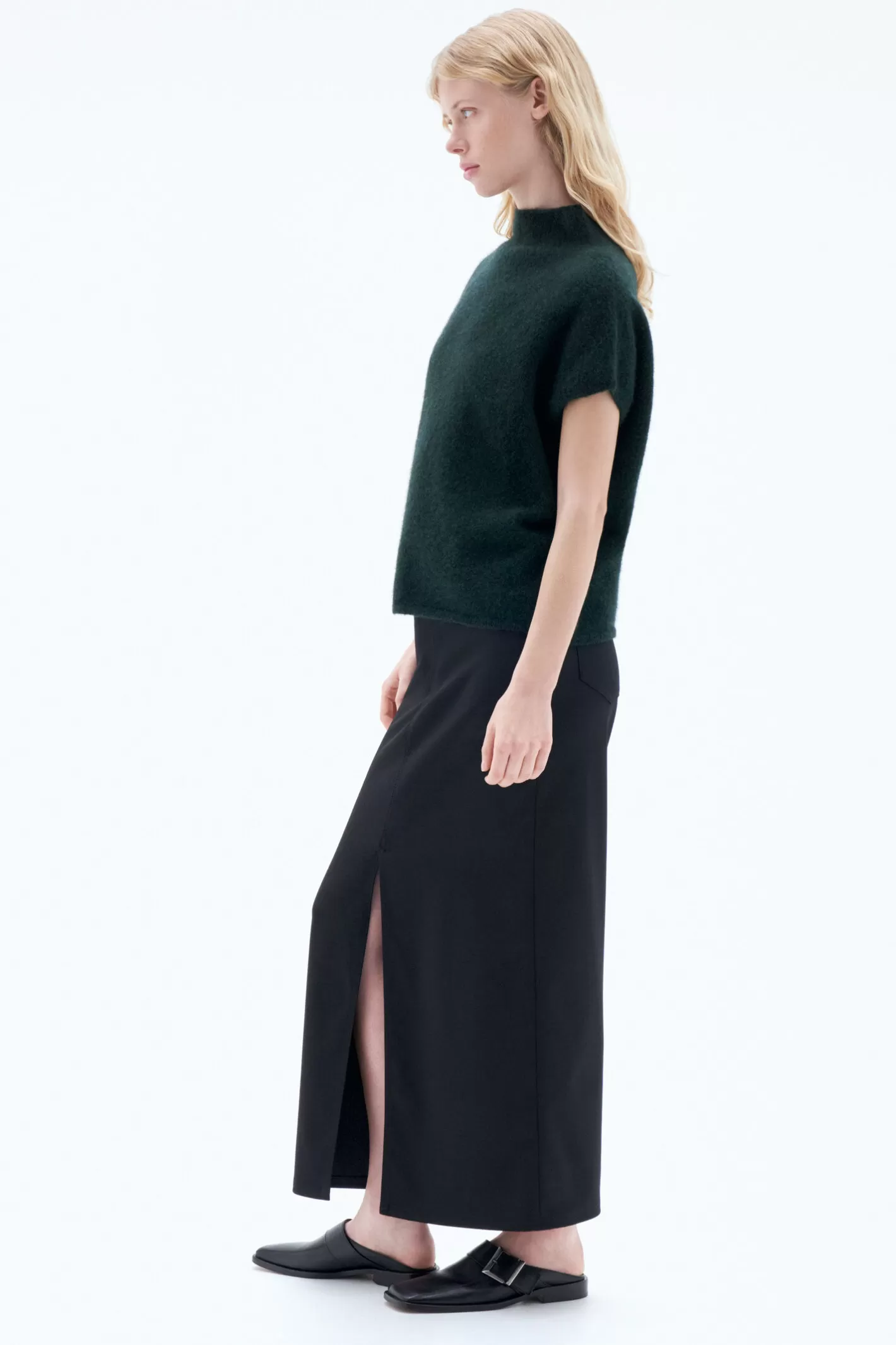 Filippa K Ximena Sweater Forest Green-Woman Knitwear