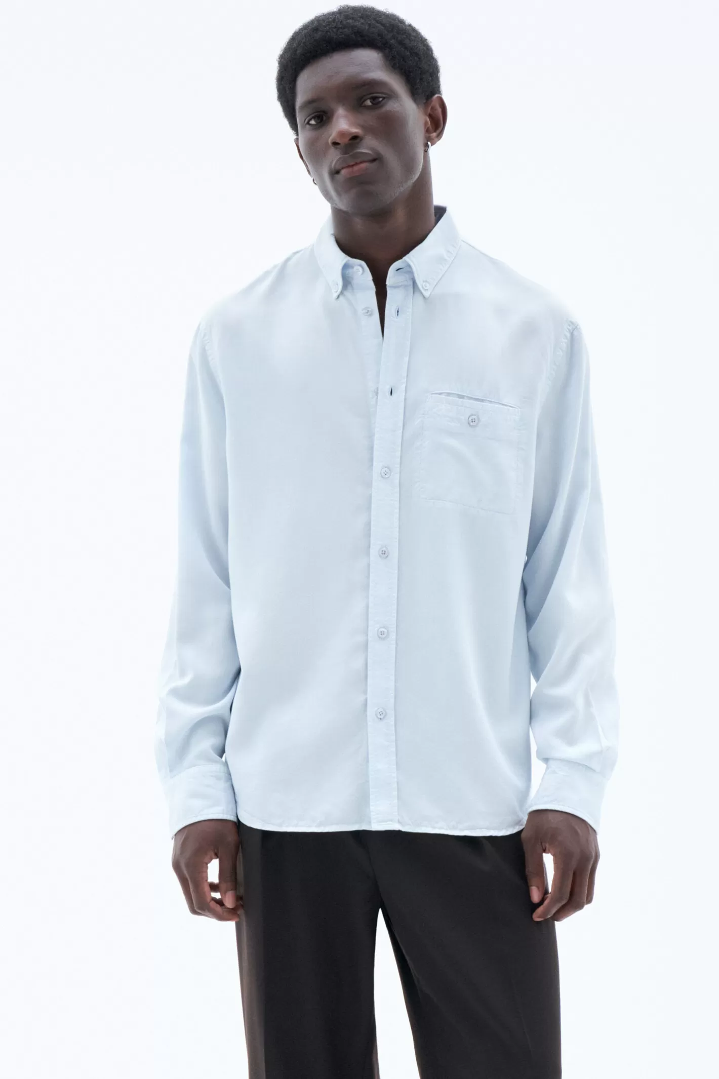 Filippa K Zachary Shirt Ice Blue-Man Shirts