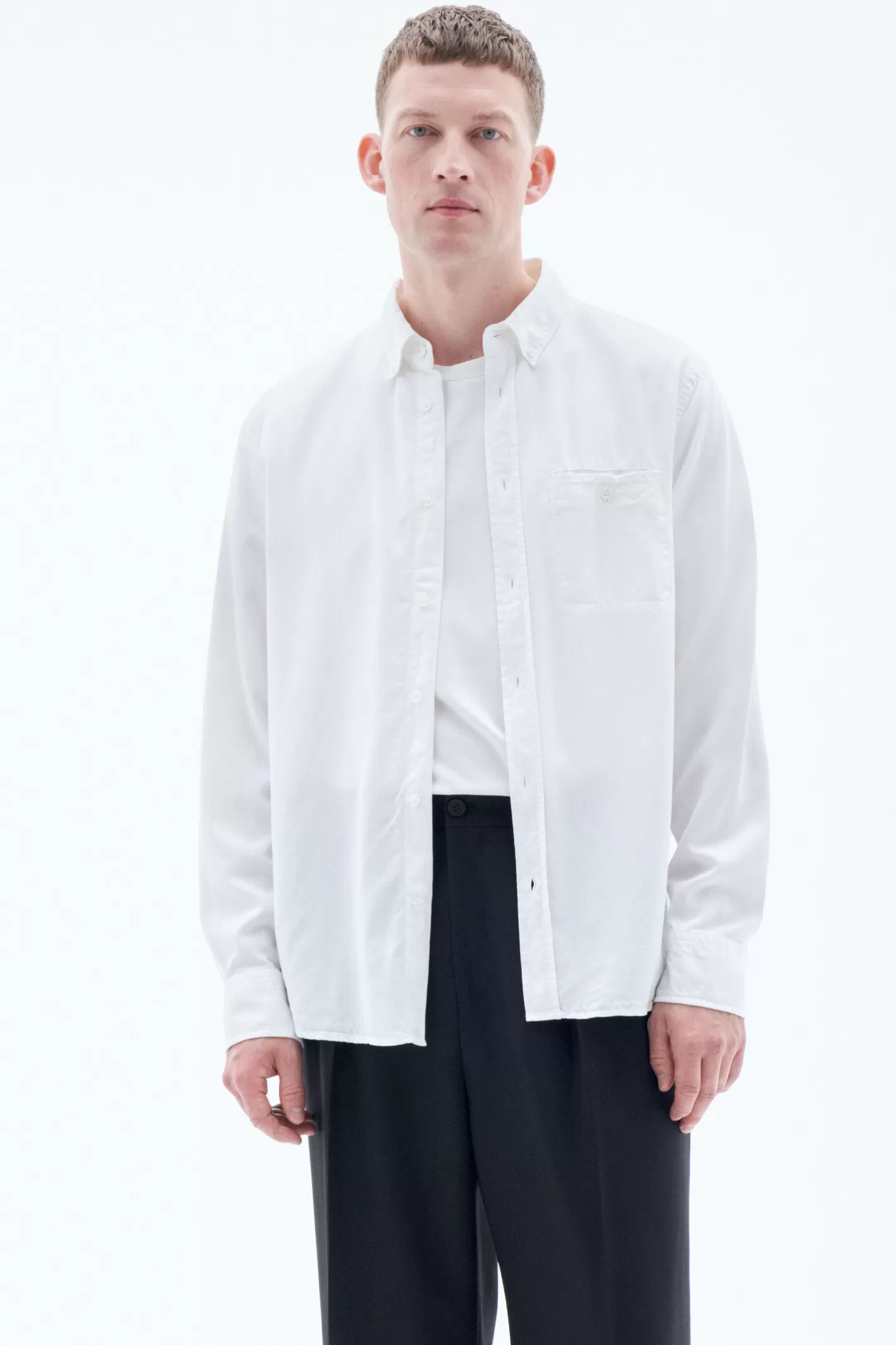 Filippa K Zachary Shirt White-Man Shirts